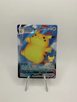 Surfing Pikachu VMAX 009/025 Celebrations Ultra Rare Holo Pokemon TCG Card NM - Image 1