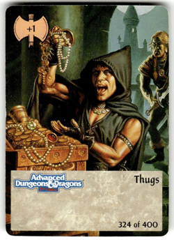 Spellfire CCG Uncommon Card Thugs - 1st Edition 324 of 400 - Image 1