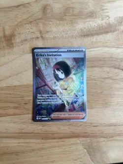 Pokemon TCG Erika's Invitation Holo Card 203/165 Scarlet & Violet 151 Sir NM - Image 1