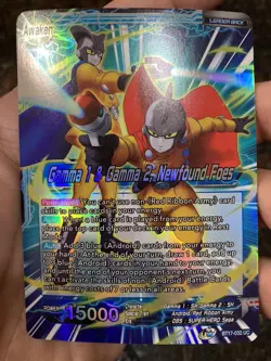 Gamma 1 & 2 Newfound Foes BT17-032 Leader Foil Dragon Ball Super Card Game | NM - Image 1