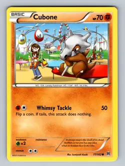 Cubone 77/162 Common XY - BREAKthrough NM - LP Pokemon TCG - Image 1