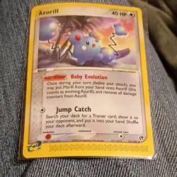 Pokemon TCG Azurill 31/100 Sandstorm 40 HP Uncommon Regular 2003 English - Image 1