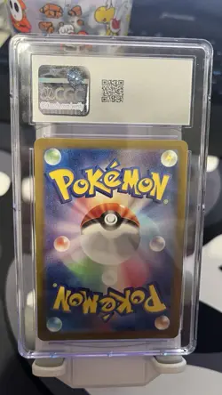 2024 Eevee Japanese Pokemon Crimson Haze 078/066 CGC NM/Mint 8 Art Rare - Image 2