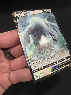 Lugia V 138/195 Silver Tempest Sword & Shield Pokemon 2022 NM - Image 3