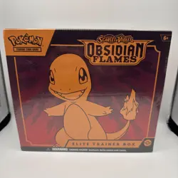 Pokemon TCG Scarlet & Violet: Obsidian Flames Elite Trainer Box ETB Sealed New - Image 1