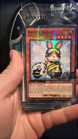 Yu-Gi-Oh! TCG Rescue Rabbit E-Football Limited Edition EFC1-EN001 - Image 1