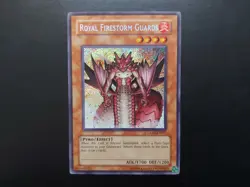Yugioh - Royal Firestorm Guards GLAS-EN087 Secret Rare - Image 1