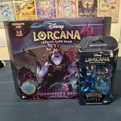 Disney Lorcana Illumineers Quest Deep Trouble & Whispers In The Well Deck Sealed - Image 1