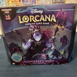 Disney Lorcana Illumineers Quest Deep Trouble & Whispers In The Well Deck Sealed - Image 2