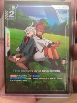 Gundam Card Game Newtype Rising GD01-117 The Witch And The Bride (R+) English - Image 1