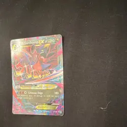 Pokemon TCG M Garchomp EX XY168 Mega Foil 210 HP XY Set Dragon Type Card Stock - Image 3