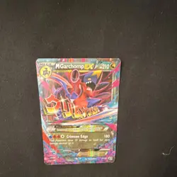 Pokemon TCG M Garchomp EX XY168 Mega Foil 210 HP XY Set Dragon Type Card Stock - Image 5