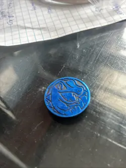 Pokemon Trading Card Games Totodile Blue Plastic Medal Japanese - Image 1