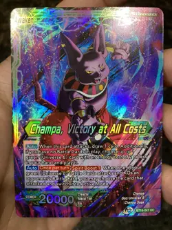 Champa Victory at All Costs Leader Foil Dragon Ball Super Card Game | NM - Image 1