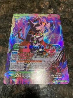 Champa Victory at All Costs Leader Foil Dragon Ball Super Card Game | NM - Image 4