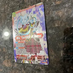 Whis Facilitator of Beerus P-570 Leader Foil Dragon Ball Super Card Game | NM - Image 2
