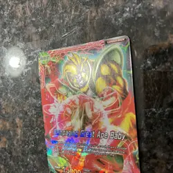 Rampaging Great Ape Baby BT4-002 Leader Foil Dragon Ball Super Card Game | NM - Image 5