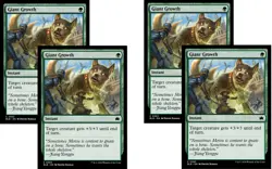 Giant Growth - x4 - $393 - Bloomburrow - CUC NM MTG - Image 1