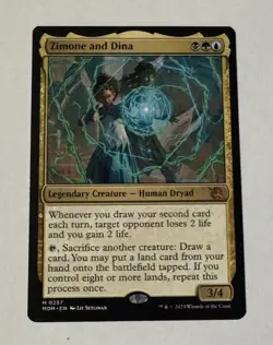 MTG Zimone and Dina - March of the Machine NM - Image 1