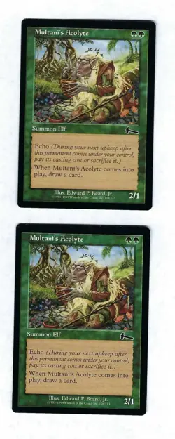 2x Multani's Acolyte - Urzas Legacy - Magic The Gathering NM/M (Never Played) - Image 1