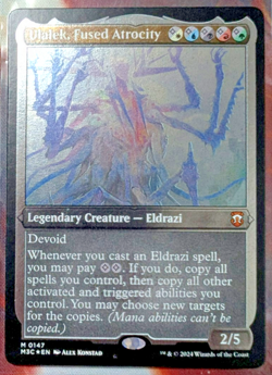 2024 MTG MODERN HORIZONS 3 COMMANDER THICK STOCK #0147 ULALEK, FUSED ATROCITY - Image 1