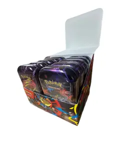 Pokemon TCG Mega Evolution Heroes Sealed Mini Tins x10 - Image 2
