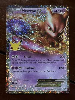 Pokemon Celebrations Mewtwo Ex 54/99 Classic Collection Holo Rare - Image 1