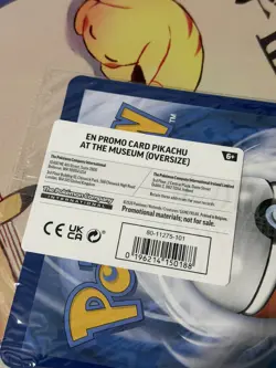 2x Pikachu At The Museum Pokemon Natural History Museum Jumbo Promo - Image 2