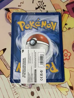 2x Pikachu At The Museum Pokemon Natural History Museum Jumbo Promo - Image 3