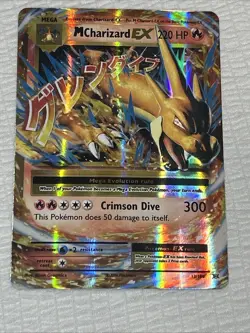 M Charizard EX 13/108 Ultra Rare 2016 Pokemon XY Evolutions Holo NM - Image 1