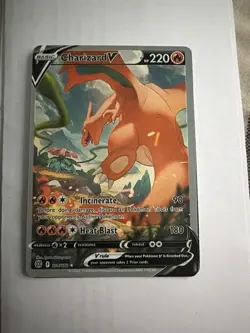 Charizard V (Alternate Full Art) 154/172 SWSH Brilliant Stars 2022 Pokemon - Image 1