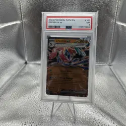 2024 POKEMON TWM EN-TWILIGHT MASQUERADE #106 GRENINJA EX PSA 7 - Image 1
