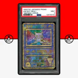 Pokemon PSA 9 "Nintedo" Error Ancient Mew I Holo 1999 Movie Promo Japanese - Image 1