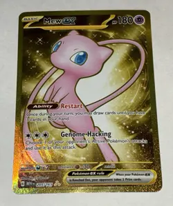 2023 Pokemon Scarlet & Violet 151 Mew Ex 205/165 Hyper Rare Gold Nm - Image 1