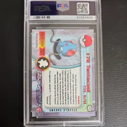 2000 Topps Chrome Pokemon Sparkle Tentacool PSA 9 - Image 2