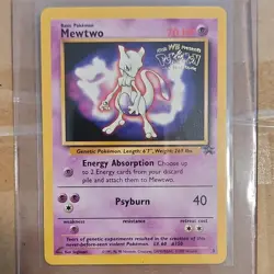 POKEMON Mewtwo 03/53 Wotc Promo Basic 70 HP Regular CLEAN - Image 1