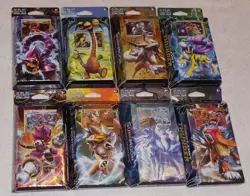(8) 2016-18 POKEMON TCG THEME DECKS - XY & SUN & MOON SERIES (NEW-SEALED) - Image 1