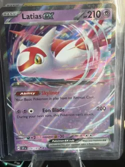 Latias Ex 076/191 Pokemon Surging Sparks Double Rare NM - Image 1