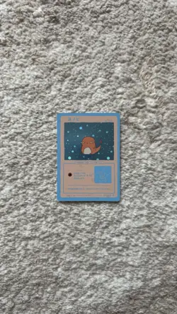 Wrenny Moo Custom Charmander Holo Card 39/50 - Set 2 Pokemon Derpy Parody TCG - Image 1