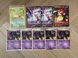 Pokemon TCG 25th Anniversary Celebrations Jumbo Black Star Promo Card Bundle - Image 1