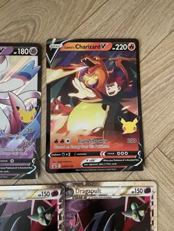 Pokemon TCG 25th Anniversary Celebrations Jumbo Black Star Promo Card Bundle - Image 4