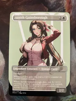 Final Fantasy MTG Custom Alt Art Cards Play Test (Yuffie Aerith & Tifa) Set Of 6 - Image 3