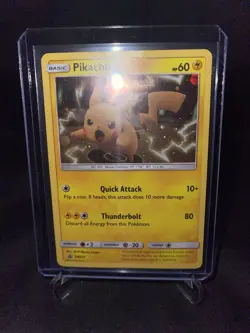 Pokemon CCG 2019 Lunch Box Pikachu SM227 Promo Card Mewtwo Strikes Back - Image 1