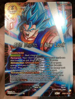 SSB Vegito a New Look EX21-19 Z Leader Foil Dragon Ball Super Card Game | NM - Image 1