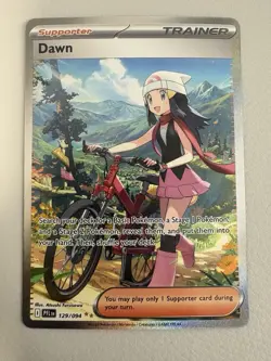 Pokemon Dawn 129/94 SIR 2025 TCG Phantasmal Flames English Card *MINT* - Image 1
