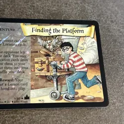 Finding The Platform 9/80 - Adventures At Hogwarts - HOLO RARE Harry Potter Card - Image 3