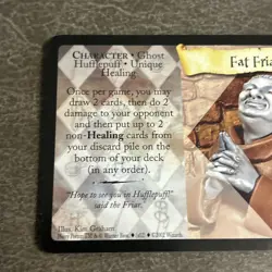 Fat Friar 19/140 NON-Holo RARE Chamber of Secrets Harry Potter Card - Image 2