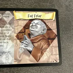 Fat Friar 19/140 NON-Holo RARE Chamber of Secrets Harry Potter Card - Image 3