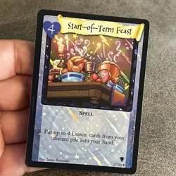 Harry Potter Trading Card Start-of-Term Feast 27 Rare Foil TCG Holo NM - Image 2