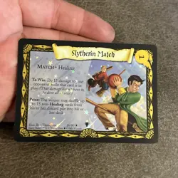 Slytherin Match- 26/80 - Quidditch Cup - HOLO RARE - Harry Potter Card TCG - Image 2